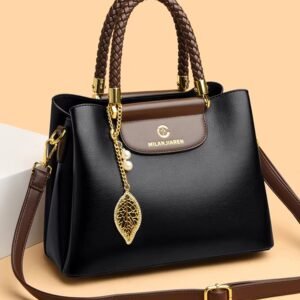 Genuine leather handbag for women, New  style, fashionable and versatile, large capacity, crossbody bag, mom bag.